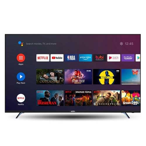 Vista 65 Inches 4K UHD Bezel-Less TV Android 11 Voice Command