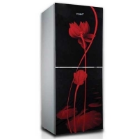 VSN GD Refrigerator RE-200 L Red Water Lily TM
