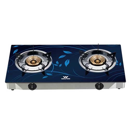 Walton WGS-GNS1 (NG) Glass Top Double Burner